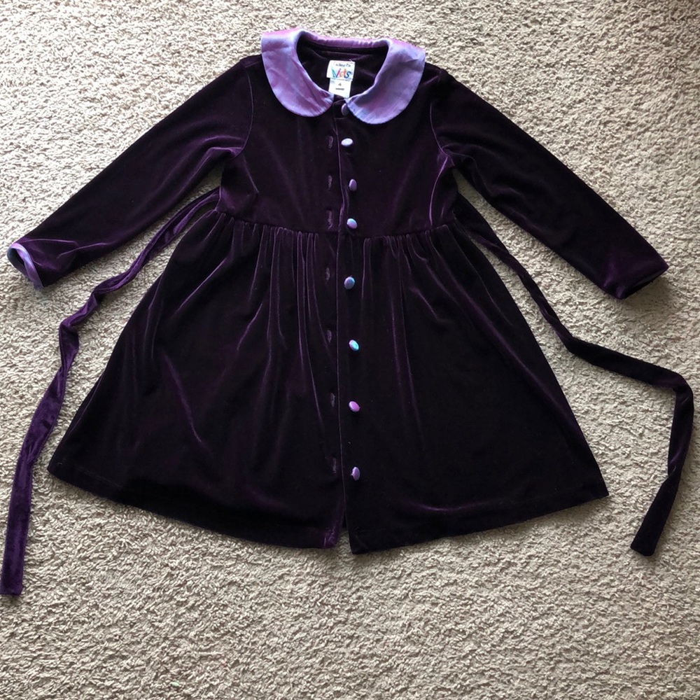 Girls purple dress